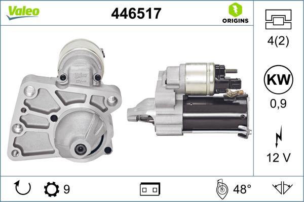 VALEO 446517 — Rozrusznik