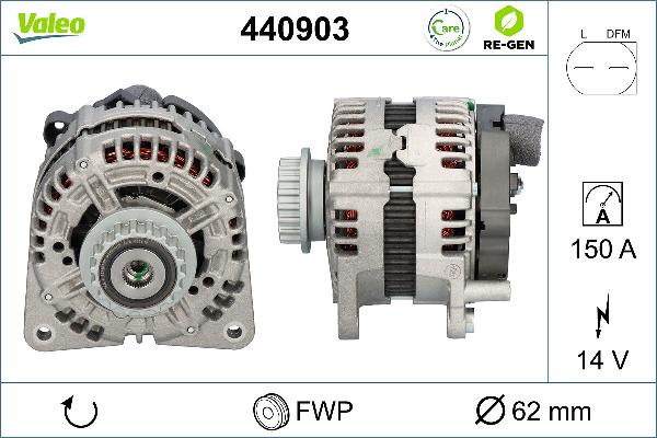 VALEO 440903 — Alternator
