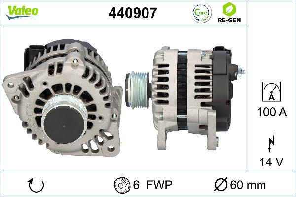 VALEO 440907 — Alternator