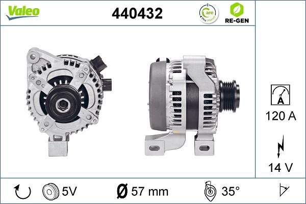 VALEO 440432 — Alternator