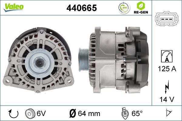 VALEO 440665 - Alternator