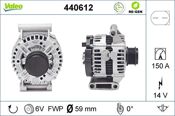 VALEO 440612 — Alternator