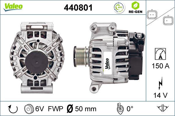 VALEO 440801 — Alternator