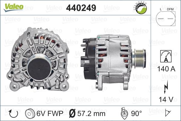 VALEO 440249 - Alternator