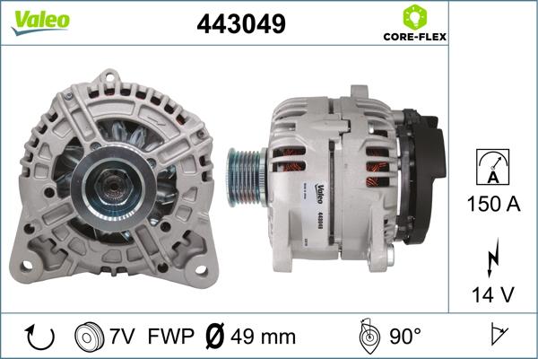 VALEO 443049 — Alternator