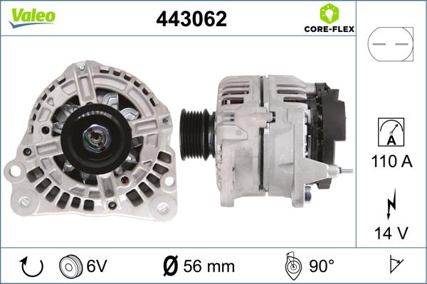 VALEO 443062 — Alternator