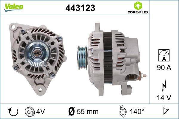 VALEO 443123 — Alternator