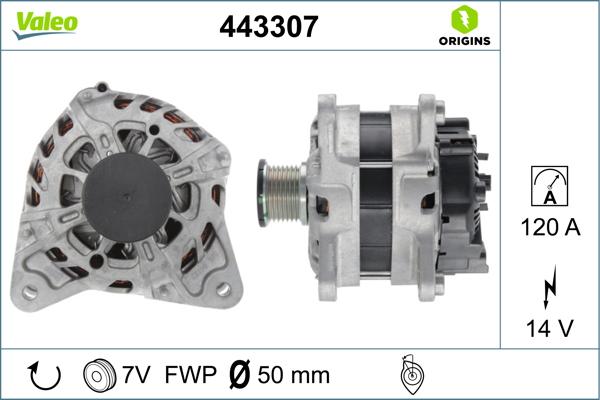 VALEO 443307 — Alternator