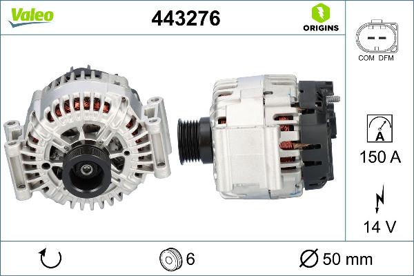 VALEO 443276 - Alternator