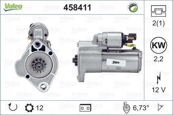 VALEO 458411 - Rozrusznik