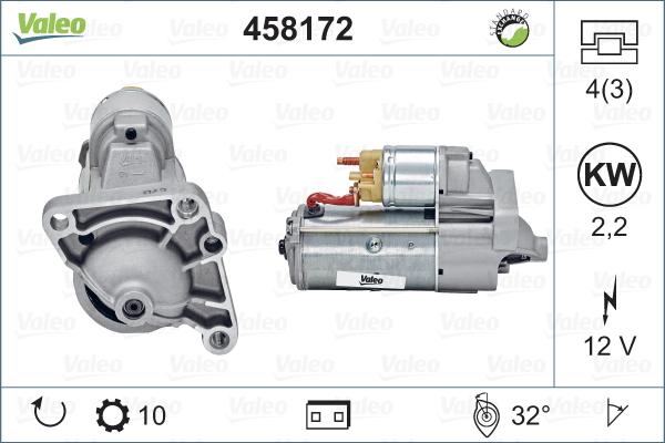 VALEO 458172 - Rozrusznik
