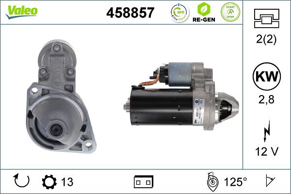 VALEO 458857 - Rdzeń rozrusznika
