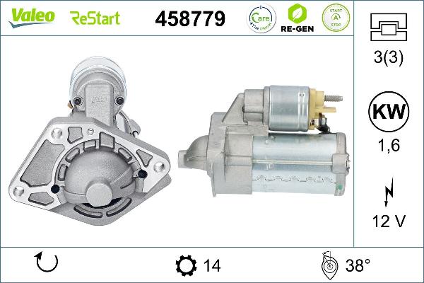 VALEO 458779 — Rozrusznik