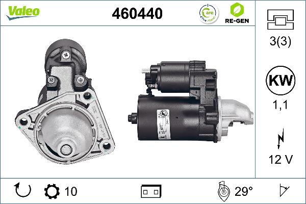 VALEO 460440 — Rozrusznik
