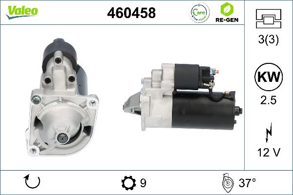 VALEO 460458 - Rozrusznik