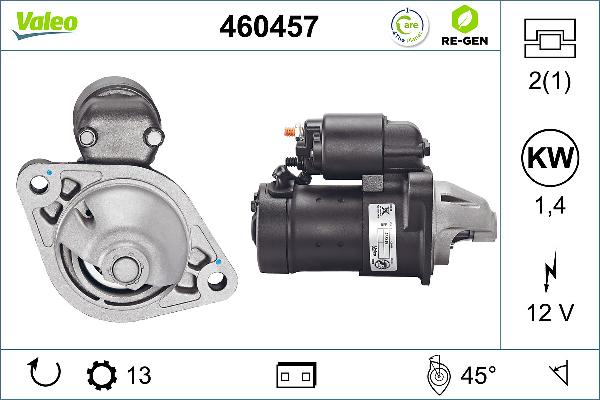 VALEO 460457 — Rozrusznik