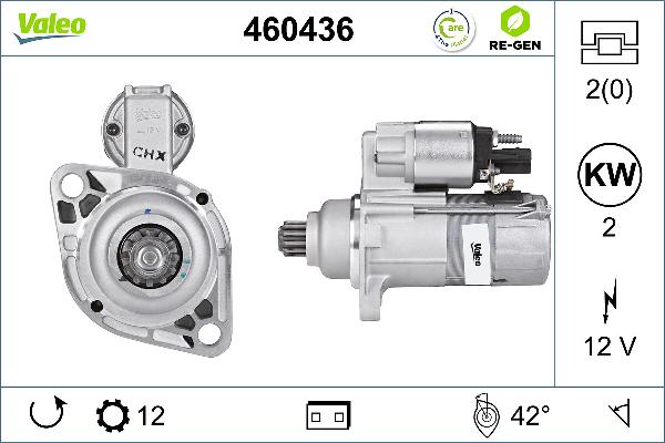 VALEO 460436 - Rozrusznik