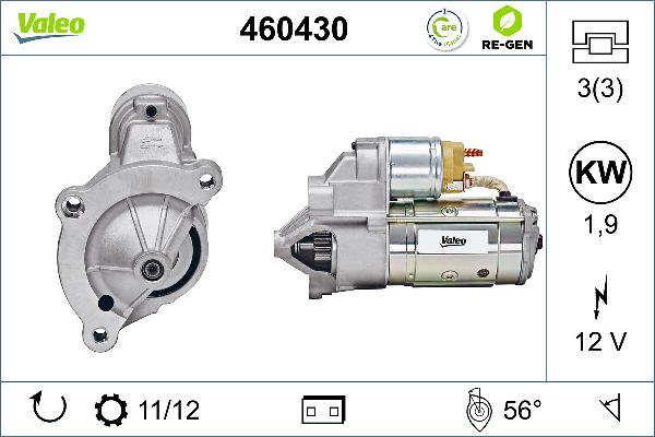 VALEO 460430 — Rozrusznik