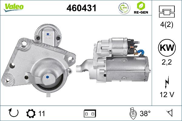VALEO 460431 — Rozrusznik