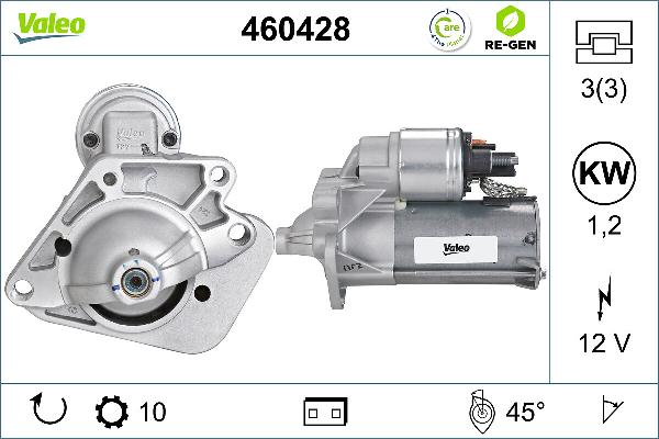 VALEO 460428 — Rozrusznik