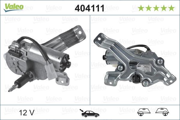 VALEO 404111 - SILNIK WYCIERACZEK DB KLASA V. VITO 02.96-07.03 TYŁ