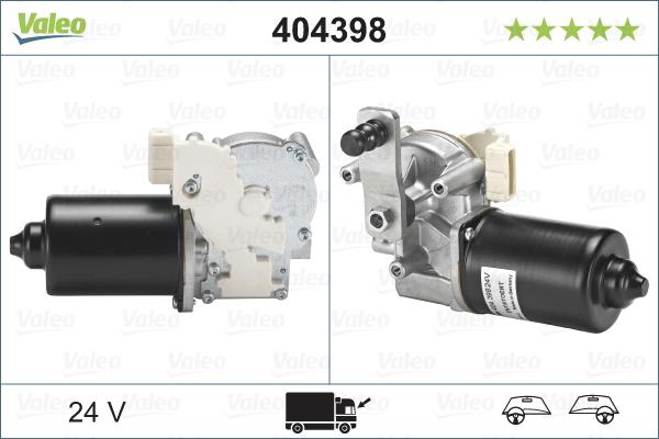 VALEO 404398 - Silnik wycieraczek