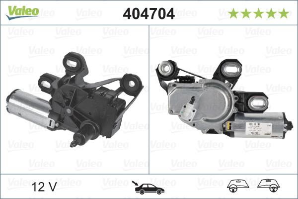 VALEO 404704 - SILNIK WYCIERACZEK DB VIANO. VITO 09.03-> TYŁ