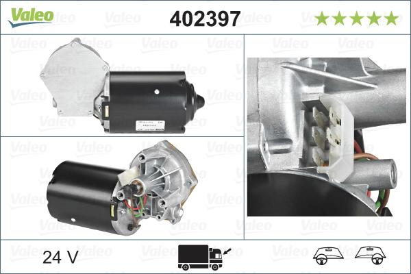VALEO 402397 - Silnik wycieraczek