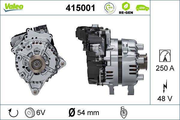 VALEO #415001 — Rozrusznikoalternator