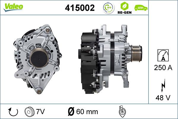 VALEO #415002 — Rozrusznikoalternator