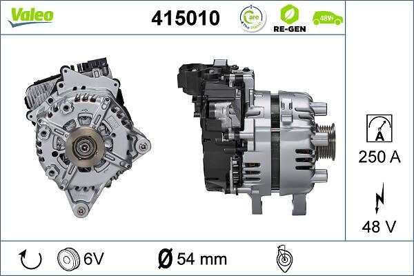 VALEO 415010 — Rozrusznikoalternator