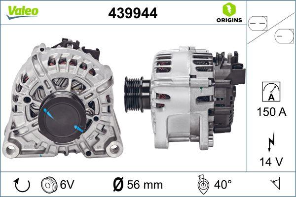 VALEO 439944 — Alternator