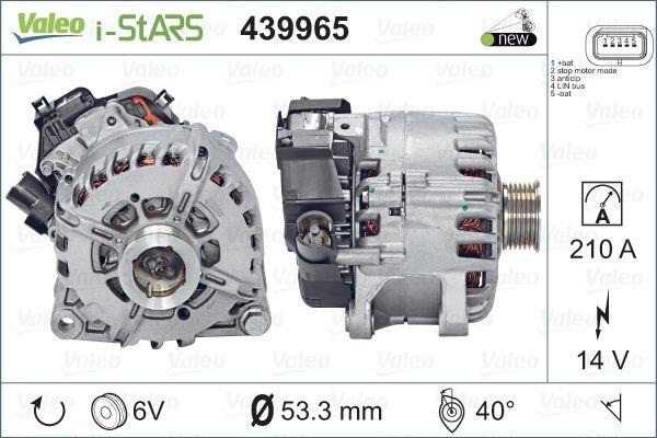 VALEO 439965 — Rozrusznikoalternator