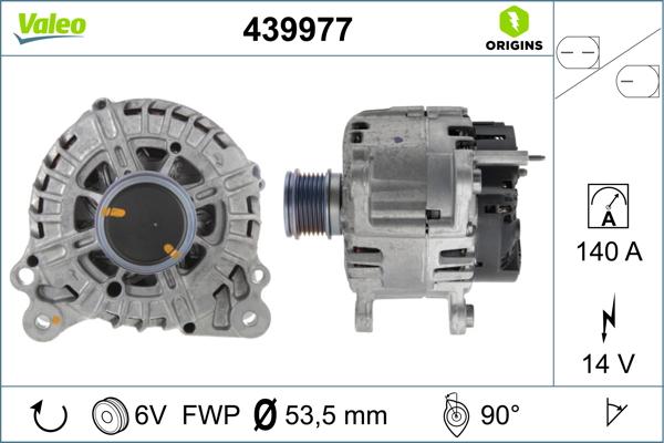 VALEO 439977 — Alternator