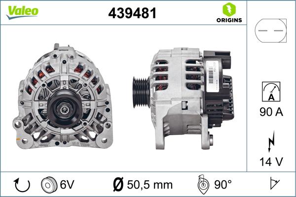 VALEO 439481 — Alternator