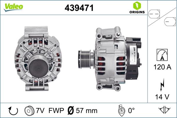 VALEO 439471 — Alternator