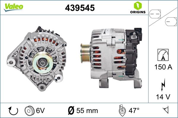 VALEO 439545 — Alternator