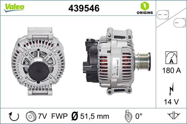 VALEO 439546 — Alternator