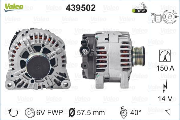 VALEO 439502 - Alternator