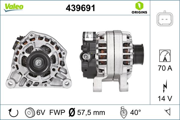 VALEO 439691 — Alternator