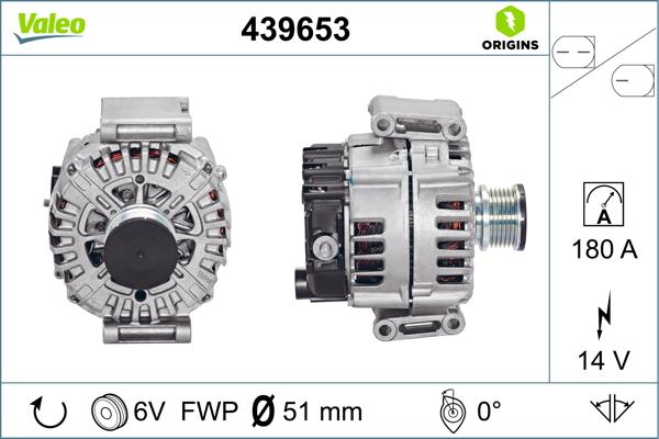 VALEO 439653 - Alternator