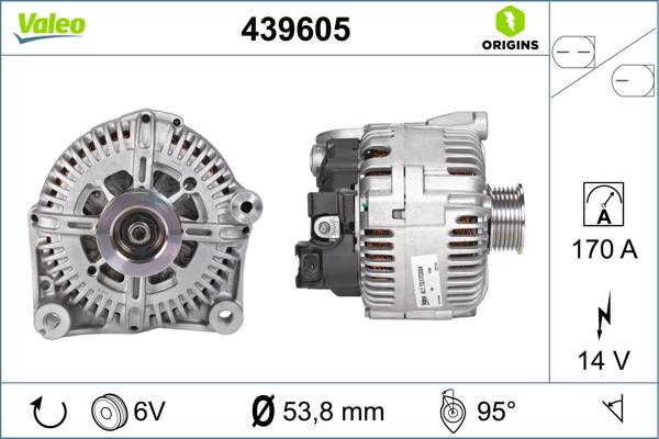 VALEO 439605 — Alternator