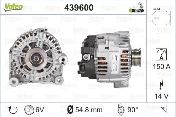 VALEO 439600 - Alternator