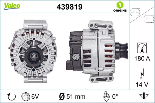 VALEO 439819 — Alternator
