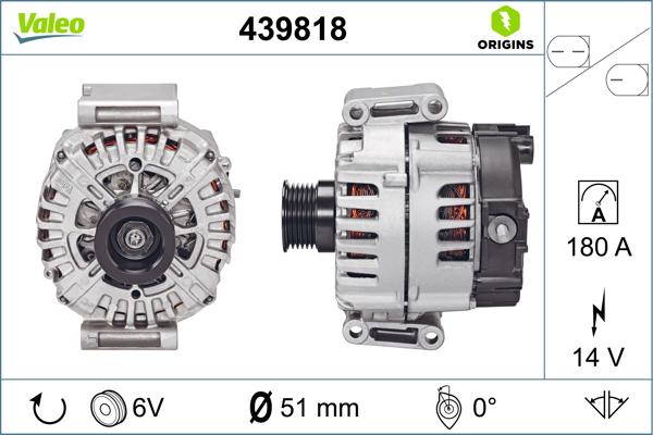 VALEO 439818 - Alternator