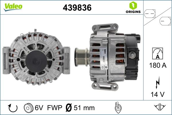 VALEO 439836 — Alternator