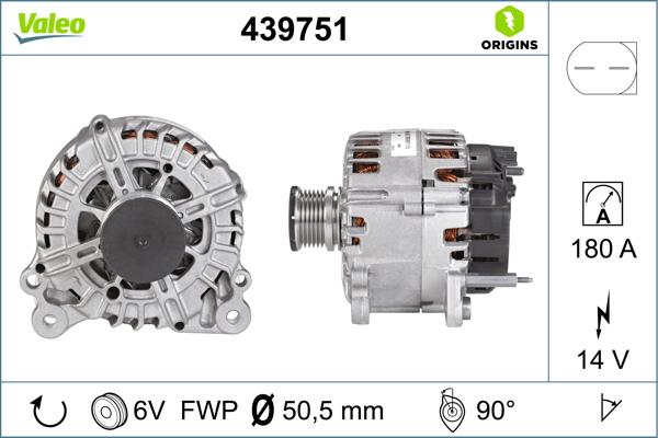 VALEO 439751 — Alternator