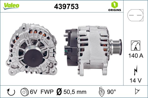 VALEO 439753 — Alternator