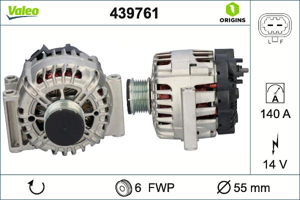 VALEO 439761 - Alternator