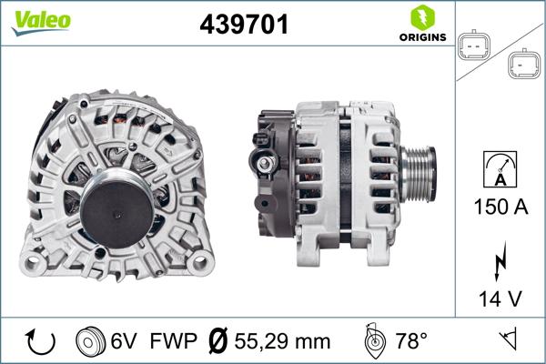 VALEO 439701 — Alternator